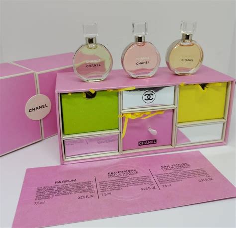 parfum miniaturen set chanel|Chanel miniature perfume set price.